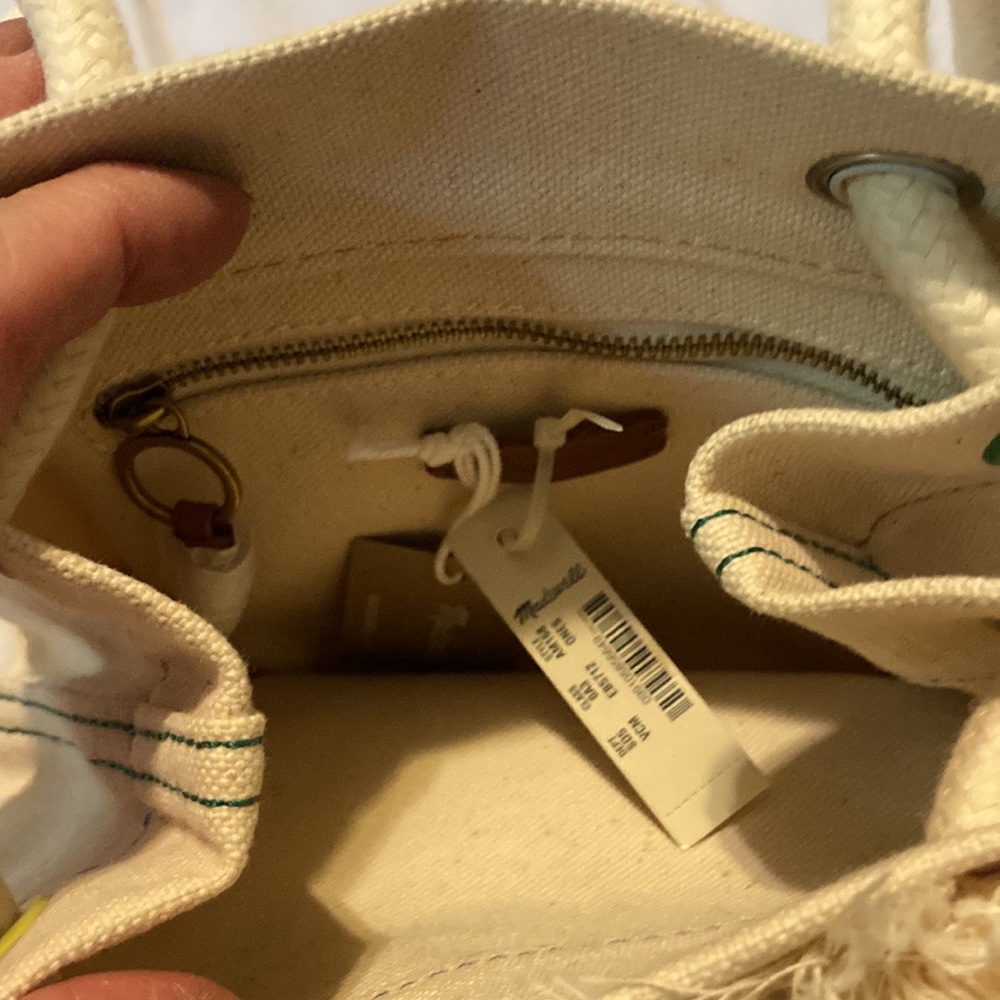 Small Madewell Canvas Bag Drawstring - image 5